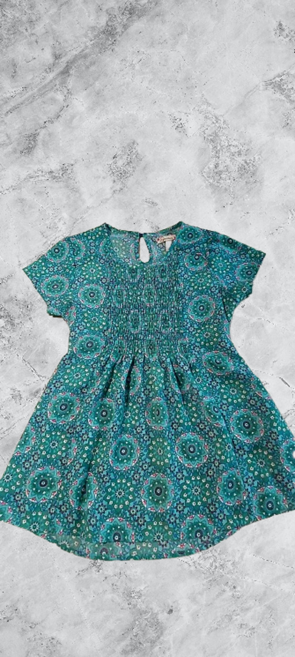 Speechless Girl's Teal Floral Top Size XL